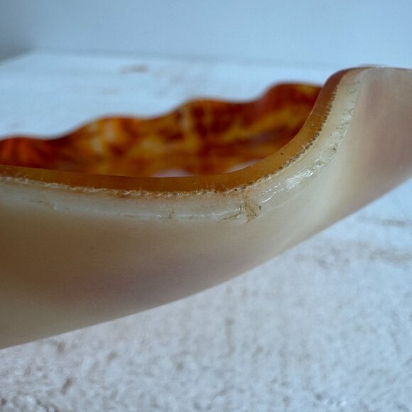 Plastic FAB Tray - Orange and Red Tie Dye Retro Tray - Vintage Decorative Tray - Picture 10 of 10